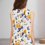 Débardeur à col en V et imprimé floral