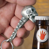 Décapsuleur de bière en forme de crâne