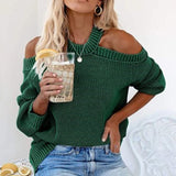 Pull dos nu à épaules dénudées