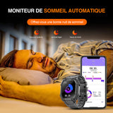 Montre intelligente à trois défenses pour sports de plein air