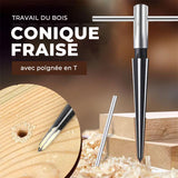 Alésoir conique à poignée en T