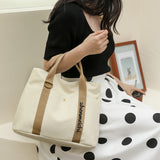 Sac en Toile Élégant de Grande Capacité