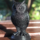 Porte-bougies en forme de hibou