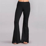 Femmes Pantalon Évasées Dentelles de la Mode