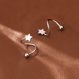 Boucles d'oreilles spirales