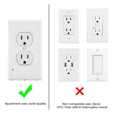 Plaque Murale Hirundo Outlet Avec Veilleuses LED