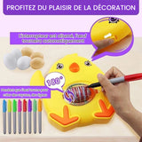 Ensemble de décoration d'oeufs de Pâques