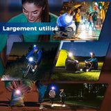 Lumières rechargeables de chaussure de trou