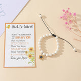 Bracelets de Tournesol Perles en pierre naturelle