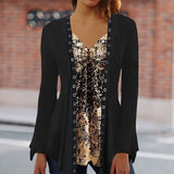 Haut à Manches Longues avec Imprimé