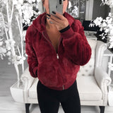 Veste En Peluche à Capuche