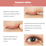 Ombre à paupières imperméable scintillante double face