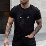 T-shirt 3D à col ras du cou pour hommes