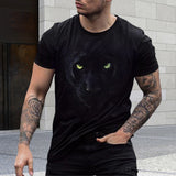 T-shirt 3D à col ras du cou pour hommes