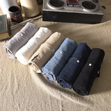 Chemises décontractées pour hommes de couleur unie avec boutons