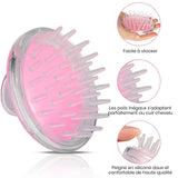 Massage du Cuir Chevelu Brosse à Shampooing