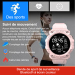 Bracelet intelligent de podomètre de sport de contrôle tactile étanche d'écran de couleur