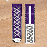 Chaussures et bas drôles en toile réelle et fausse