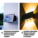 Applique murale d'extérieur solaire