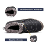Chaussures à neige unisexes imperméables et chaudes