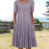 Robe De Couleur Unie