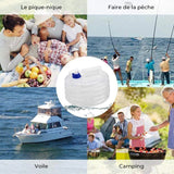 Réservoir d'eau pliable avec robinet