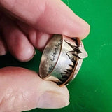 Continuez à grimper Bague en argent