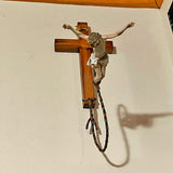 Décoration religieuse de Jésus de saut à l'élastique