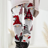 Legging de Noël avec Imprimé Père Noël
