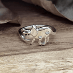 Bague Réglable en Forme de Dinosaure Mignon