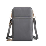 Sac de Téléphone Portable Multifonctionnel à Fermeture à Glissière à Trois Couches