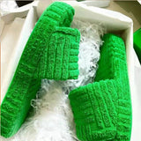 Pantoufles En Relief Moelleux