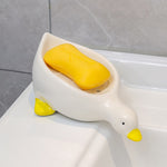 Boîte à savon canard en céramique