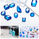 Ensemble de Boucles d'Oreilles en Cristal Bricolage