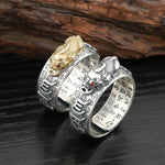 Bague ouverte Pixiu pour homme