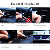 Bande décorative d'évent de voiture