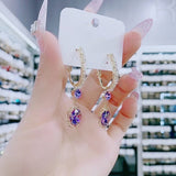 Boucles d'Oreilles Rose Gravée Ajourée