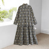 Robe chemise à manches longues pour femmes