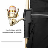 Mangeoire portative pour cannes à pêche