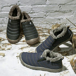 Chaussures à neige unisexes imperméables et chaudes