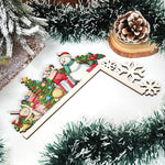 Décoration de Cadre de Porte de Noël