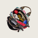 Sac Á Dos Á Motif De Fleurs De Style Loisirs