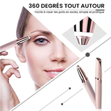 Épilateur facial électrique sans défaut Tondeuse à sourcils