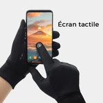 Gants tactiles imperméables et chauds pour l'hiver