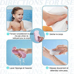 Éponge de bain exfoliante super douce