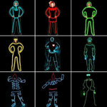 Kit de Stickman à LED Fil de Lumières