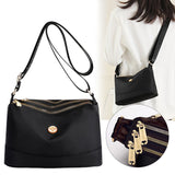 Sac à bandoulière léger et décontracté en tissu de nylon pour femme