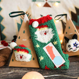 Coffret cadeau de Noël - Chaussettes en peluche mignonnes