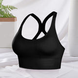 Brassière de sport push up sans armatures