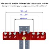 Perforateur de Trous de Poignée de Tiroir